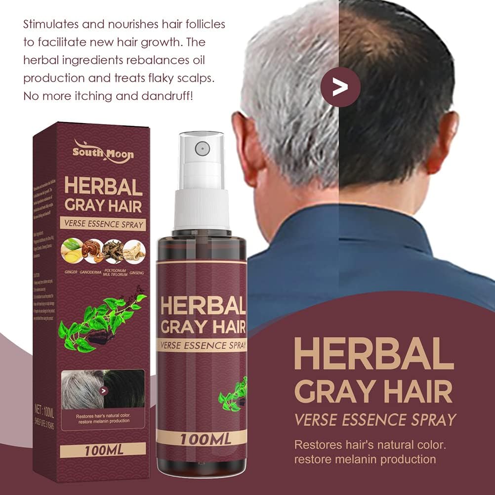 Grey Herbal Anti Hair Serum Anti Hair Spray For Reducing Grey Hair 100ml